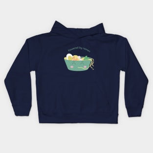 Powered by ramen Kids Hoodie